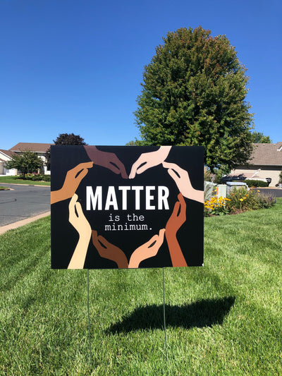 The Story Behind My Black Lives Matter Yard Sign Donations