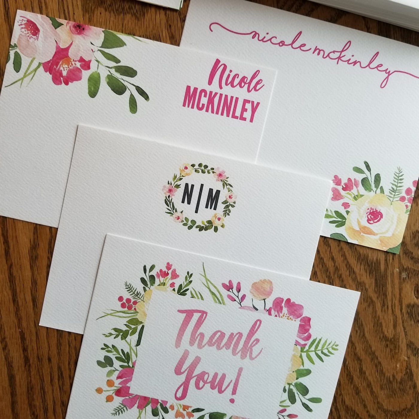 Floral Stationery