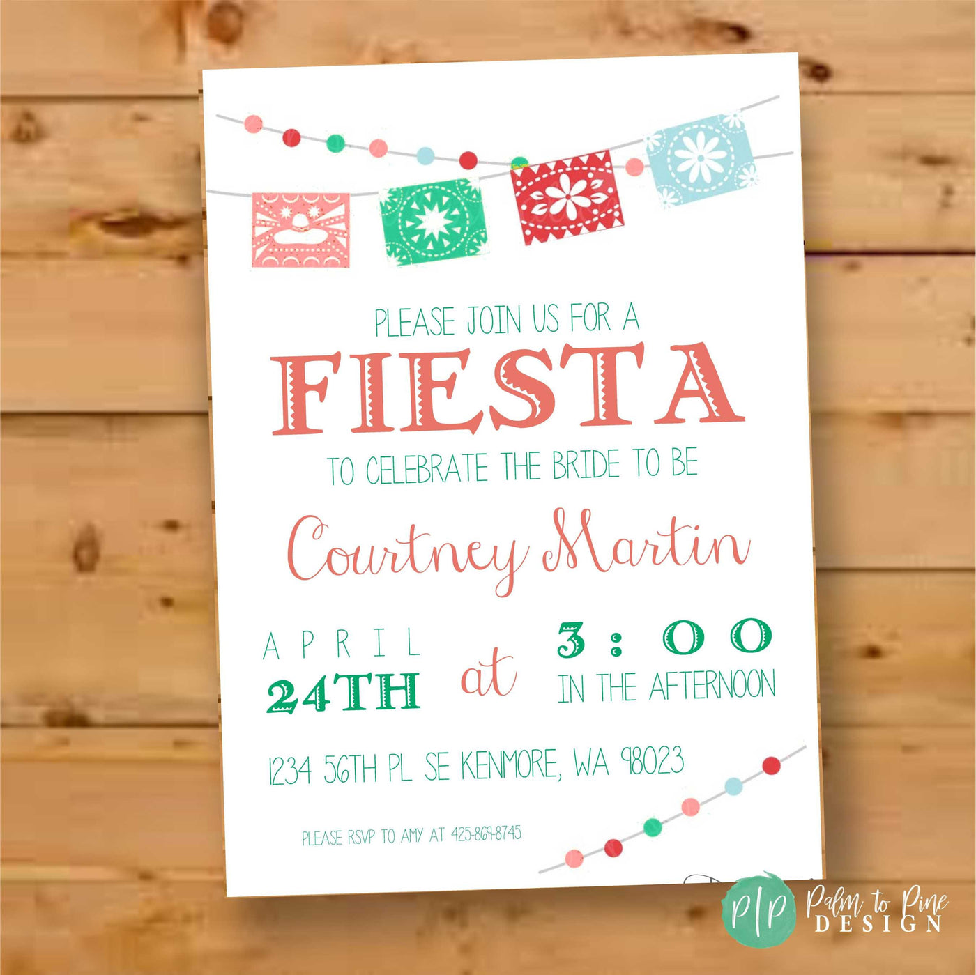 Mexican Bridal Shower Invitation