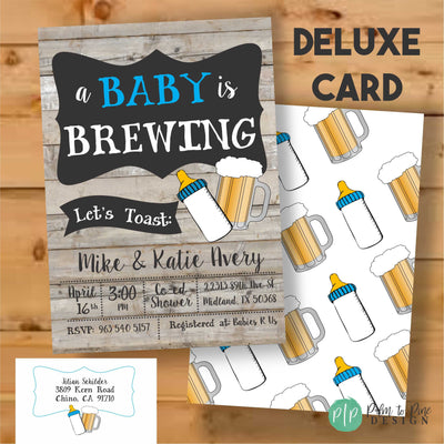 A Baby is Brewing Invitation