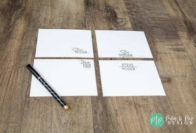 Personalized Stationery for Men