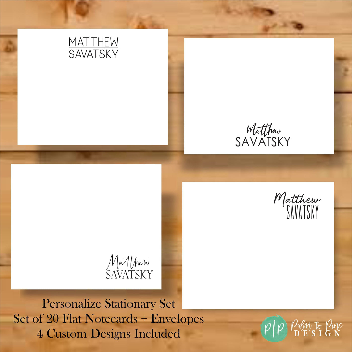 Personalized Stationery for Men