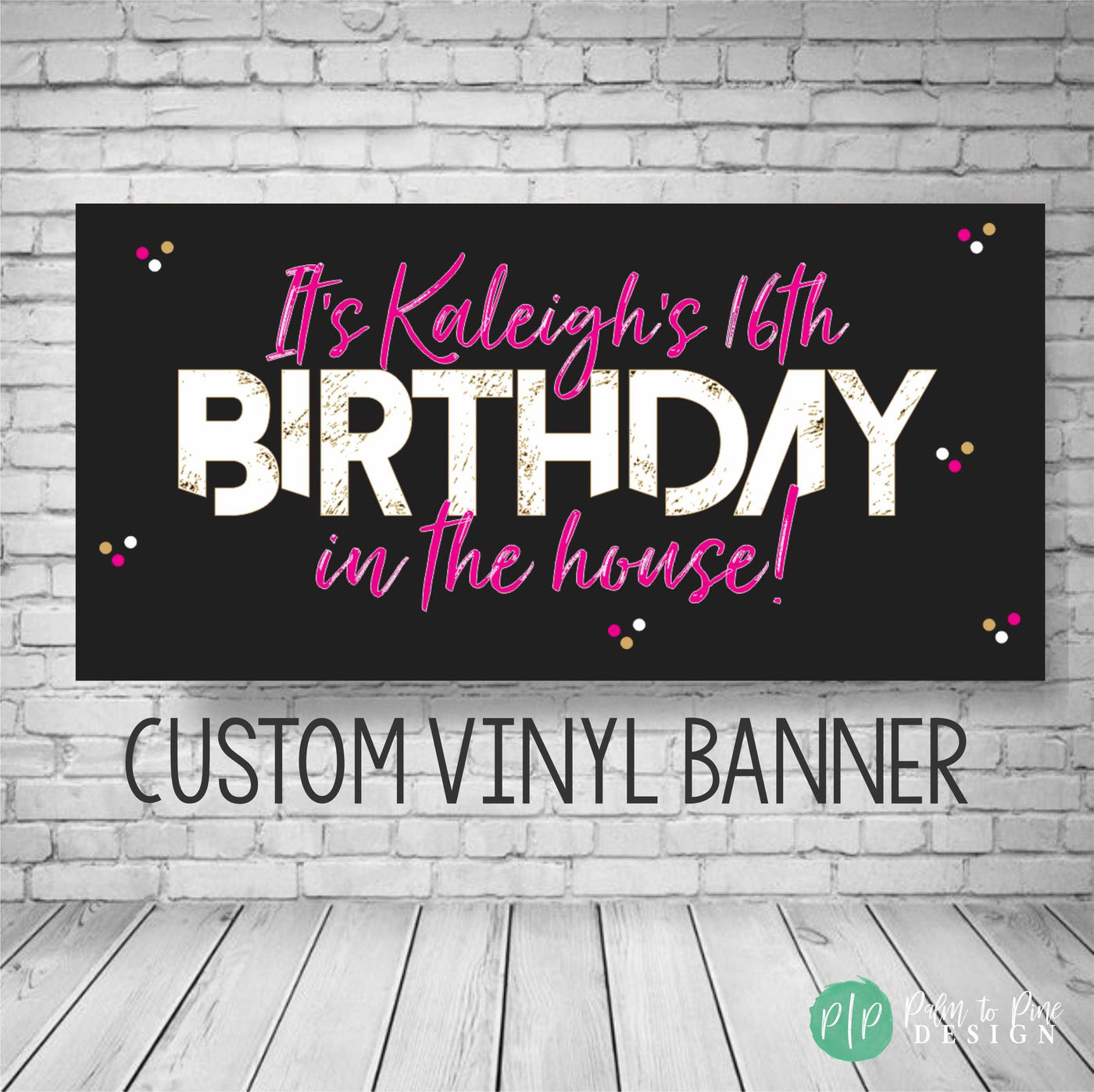 birthday yard sign