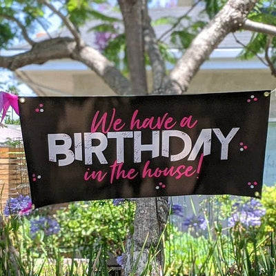 birthday yard sign