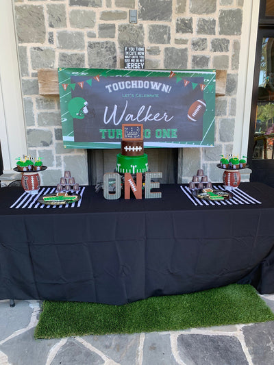 football first birthday party decorations