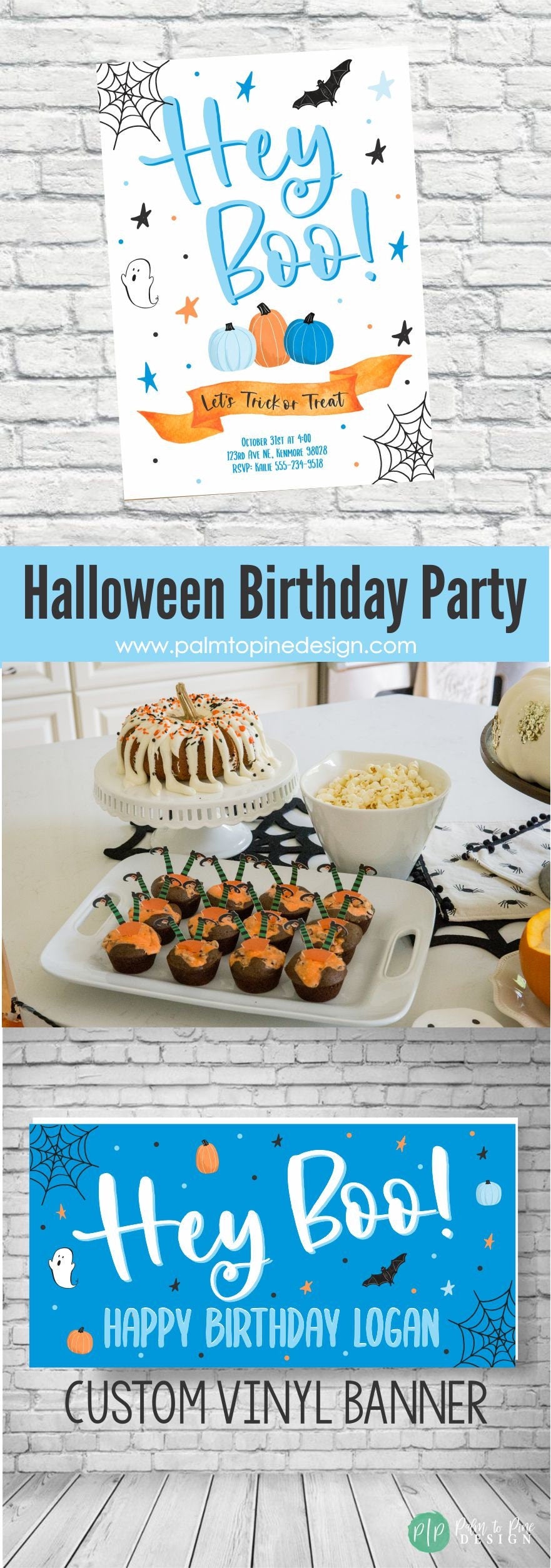 Halloween Birthday Banner