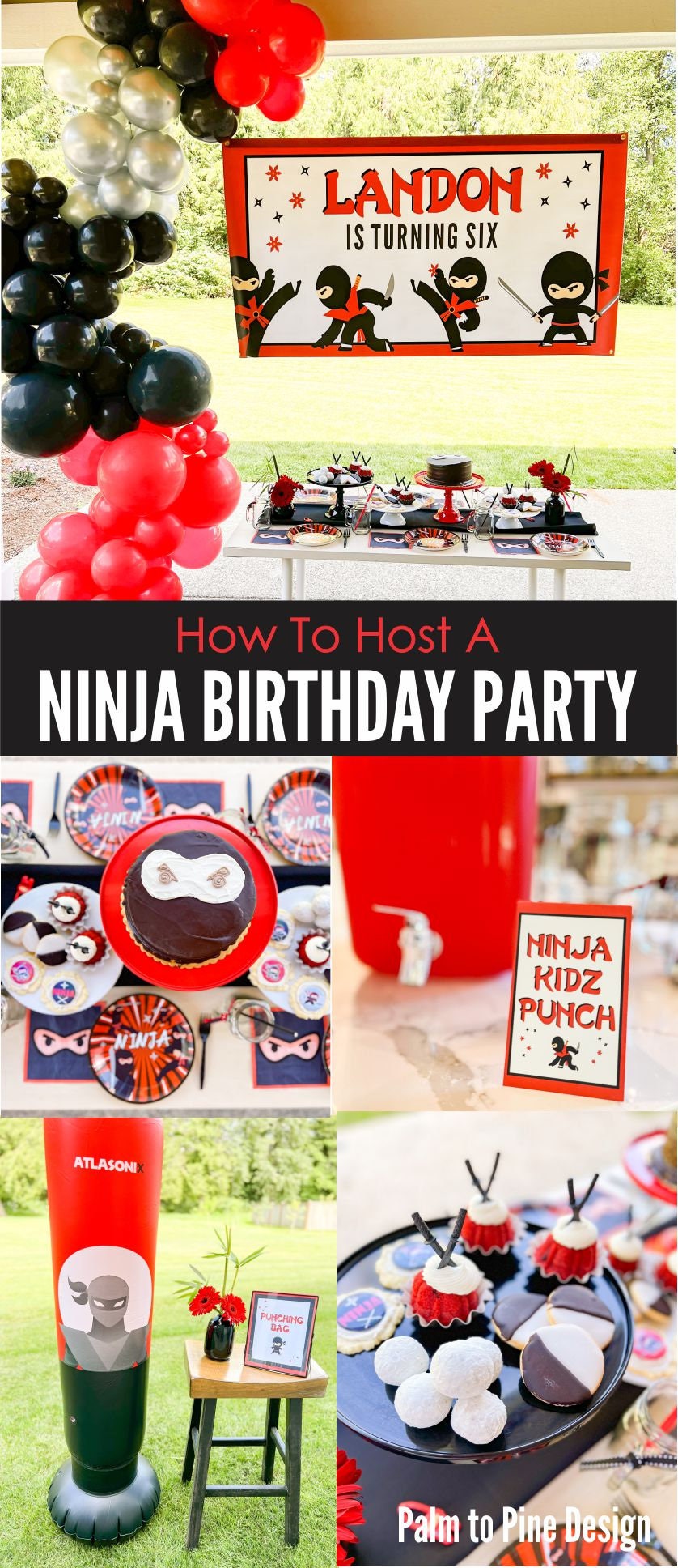 Ninja Birthday Banner