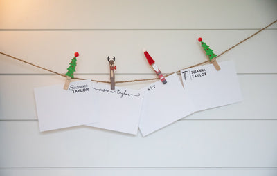 Monochrome Name Stationery