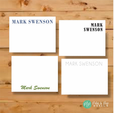 Personalized Stationary Notecards