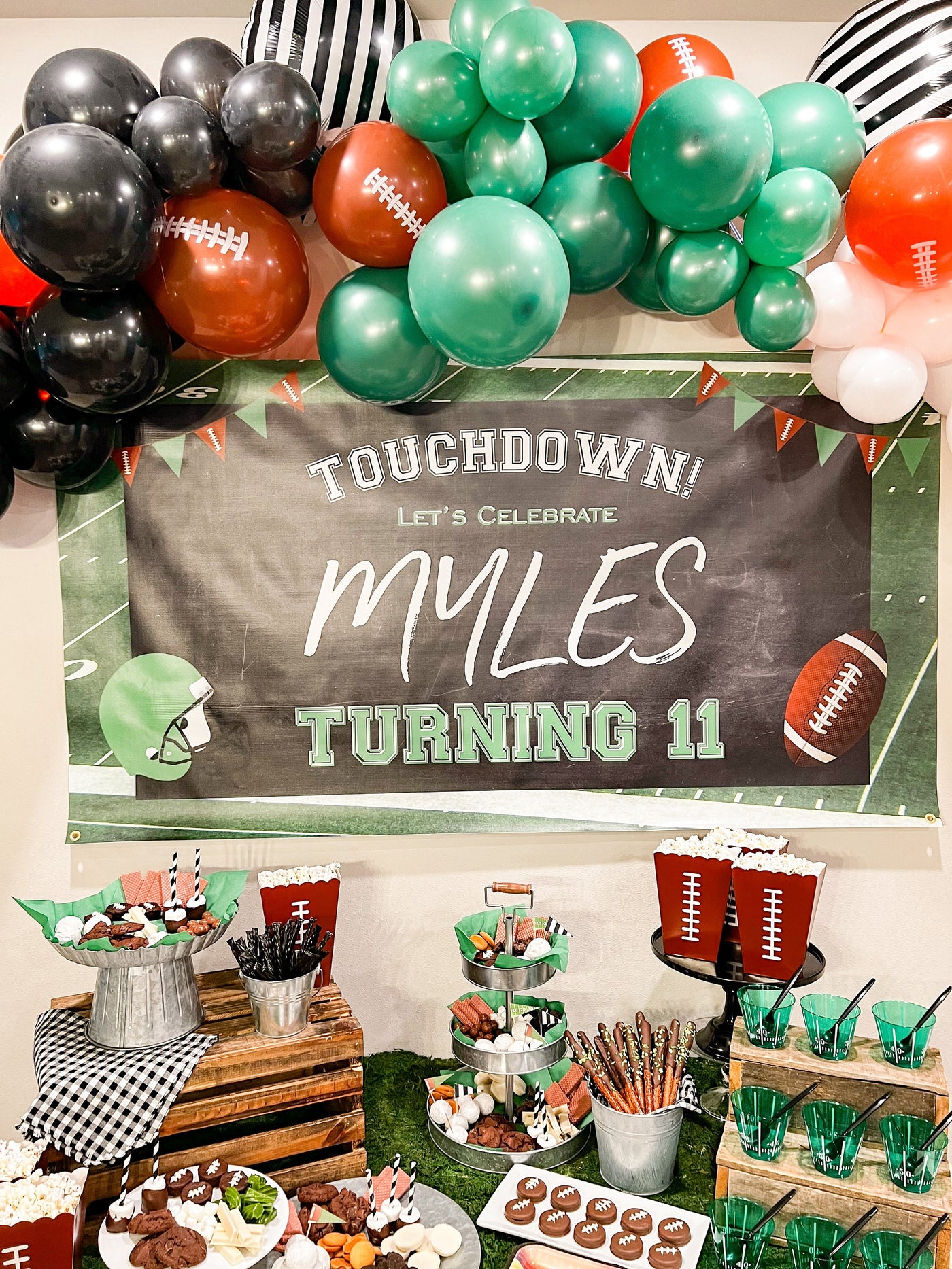 Football Birthday Banner