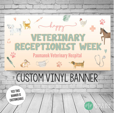 Veterinary Receptionist Week Banner