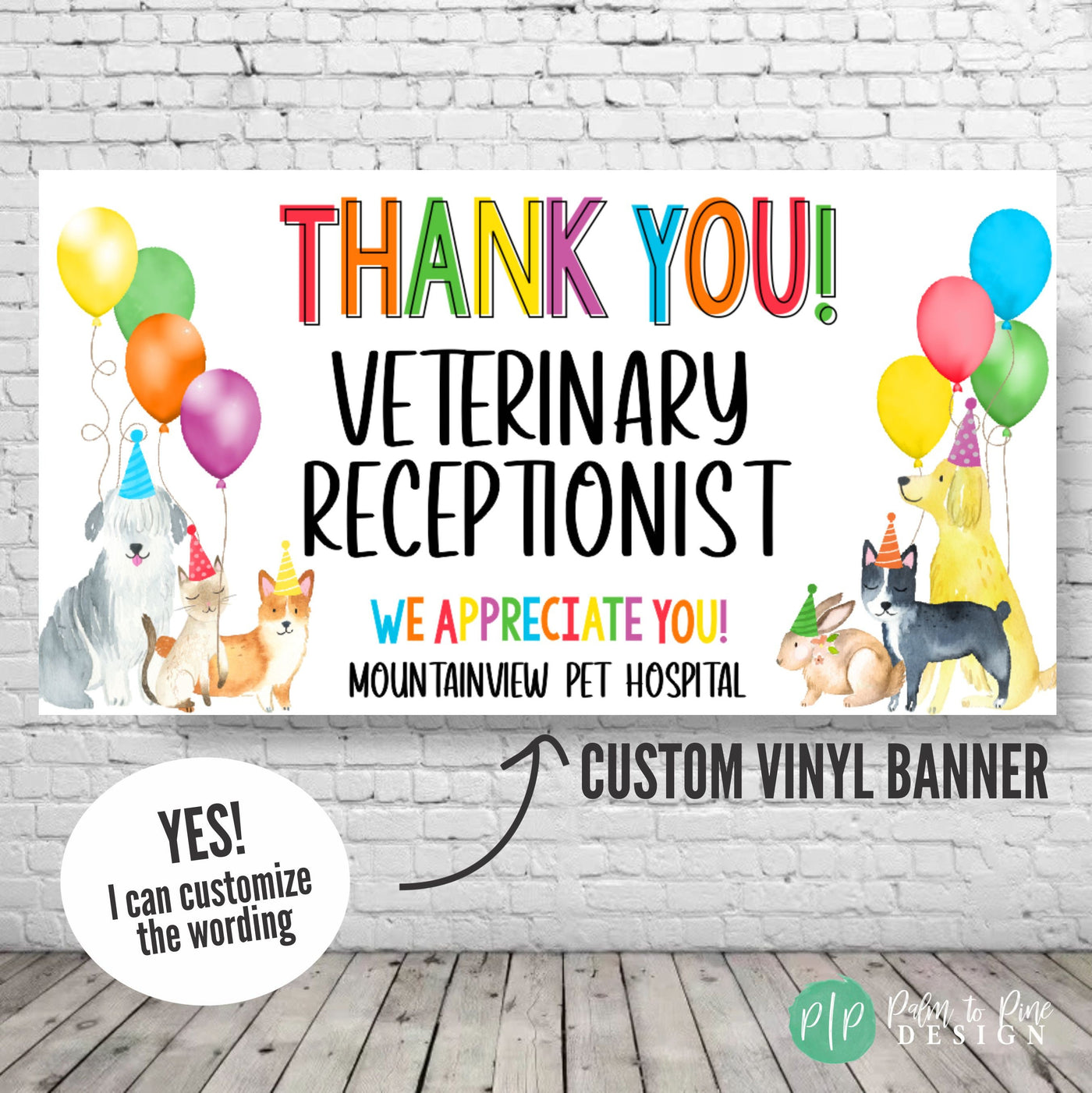 Veterinary Assistants appreciation week sign for pet clinic or animal hospital