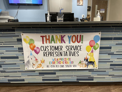 Veterinary Receptionist Week Banner