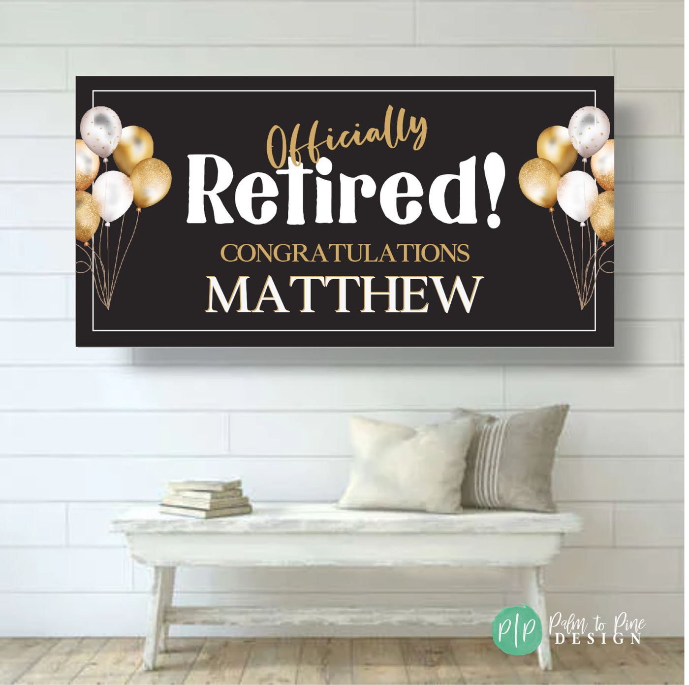 Retirement Celebration Banner