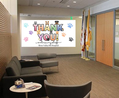 Veterinary Hospital Appreciation Banner