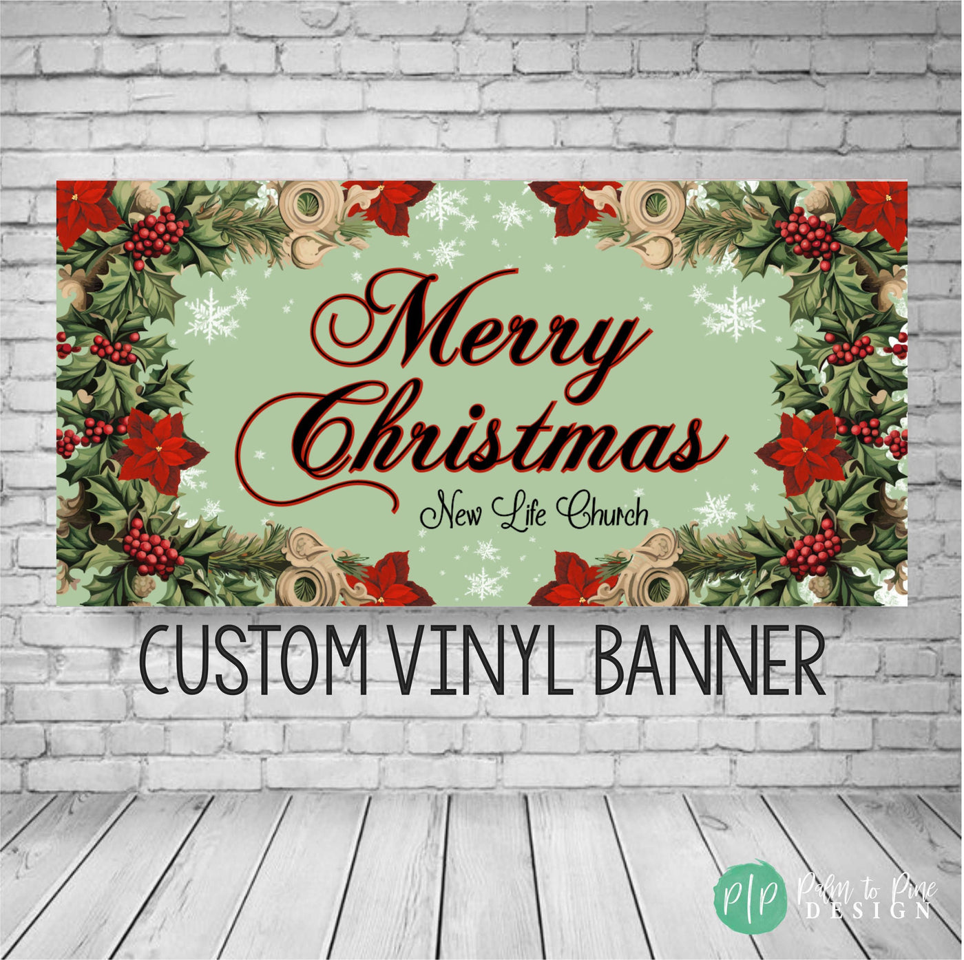 Christmas personalized banner