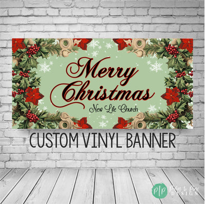 Christmas personalized banner