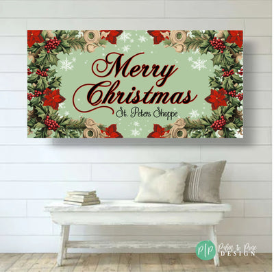 christmas custom sign