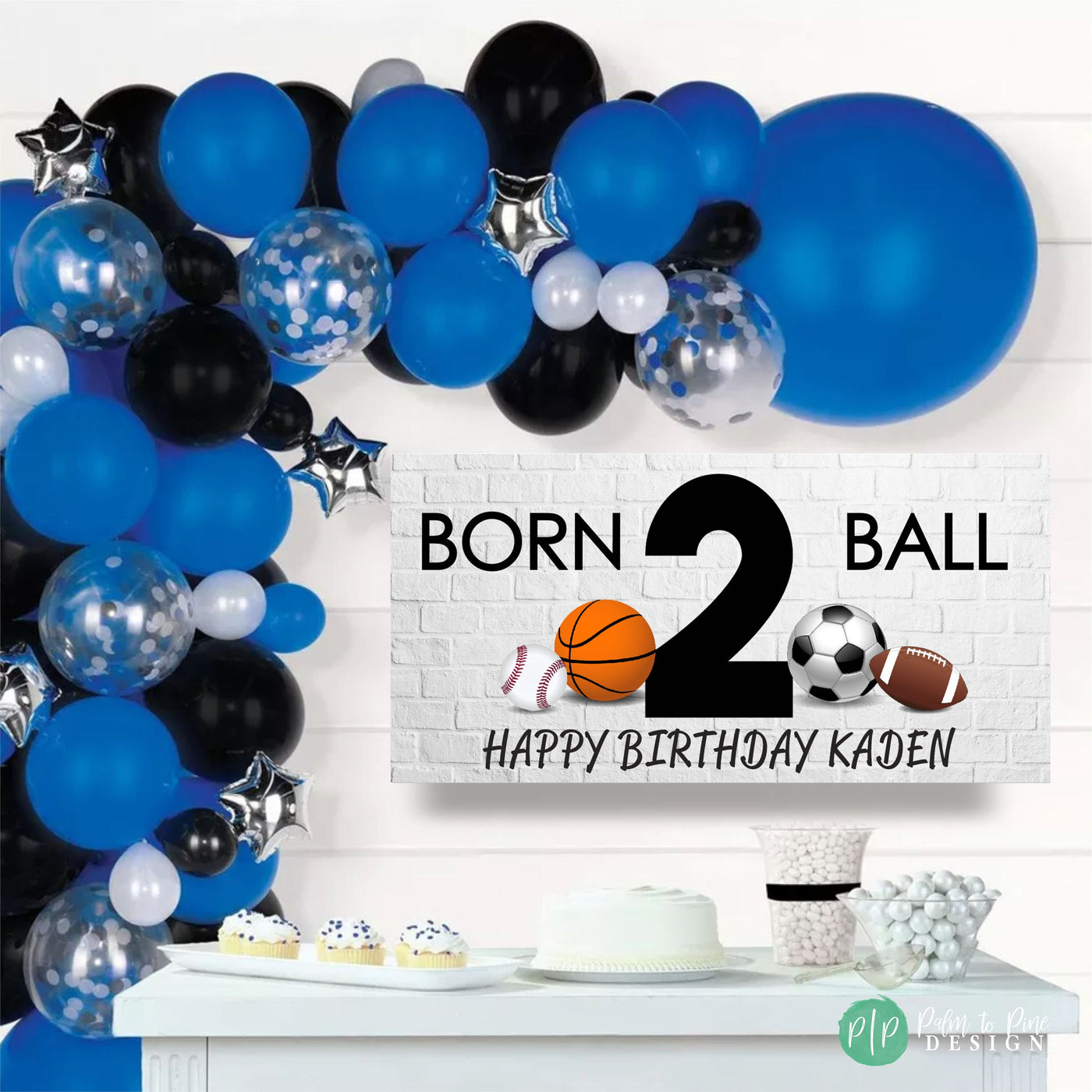 Born 2 Ball Sports Backdrop