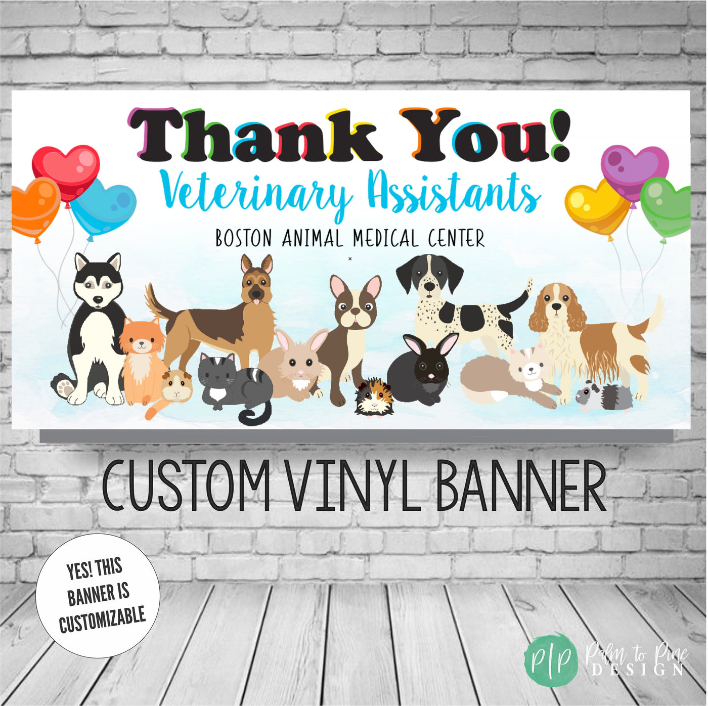 Veterinary Assistants Appreciation Week Banner for pet hospital or clinic