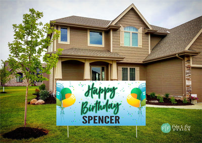 Happy Birthday Banner personalized