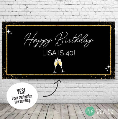 Personalized Birthday Banner