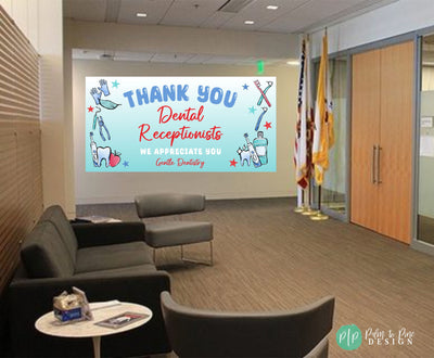 Dental Receptionists appreciation banner