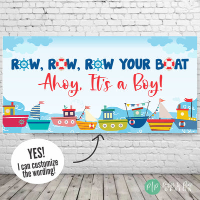 baby shower sailboat party