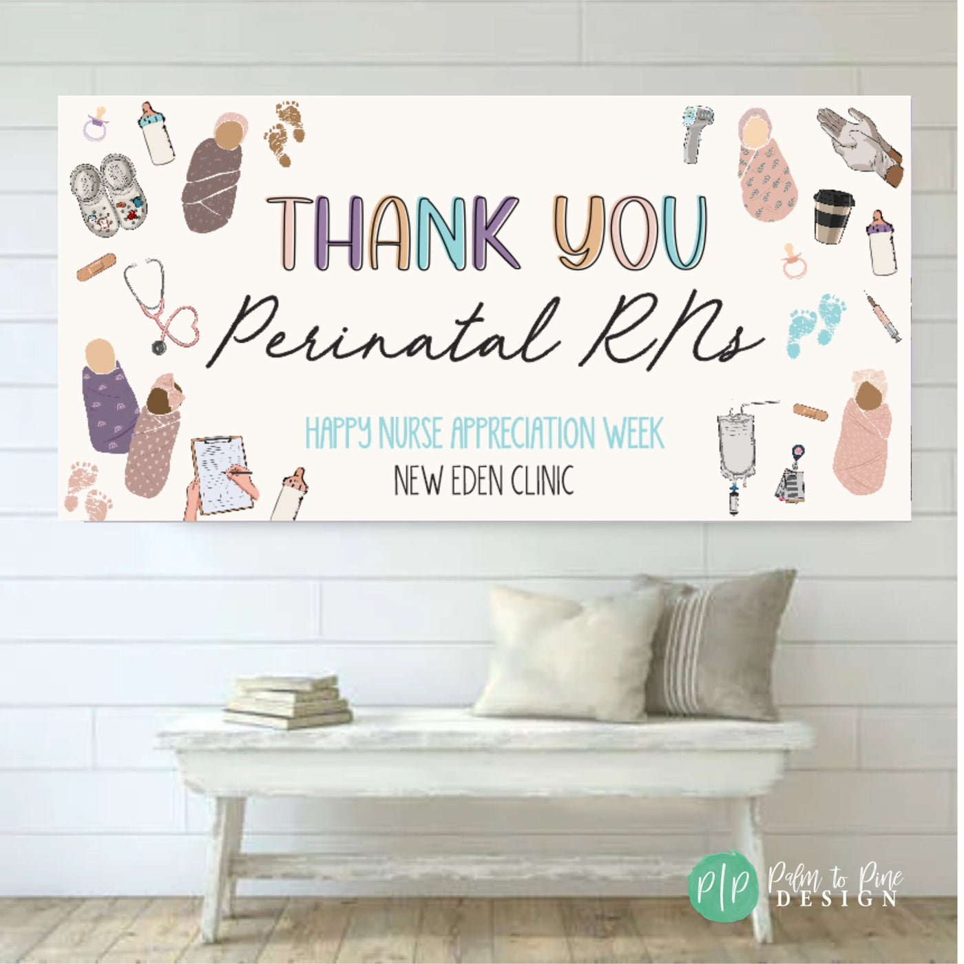 Perinatal RN appreciation Banner for Hospital or Clinic