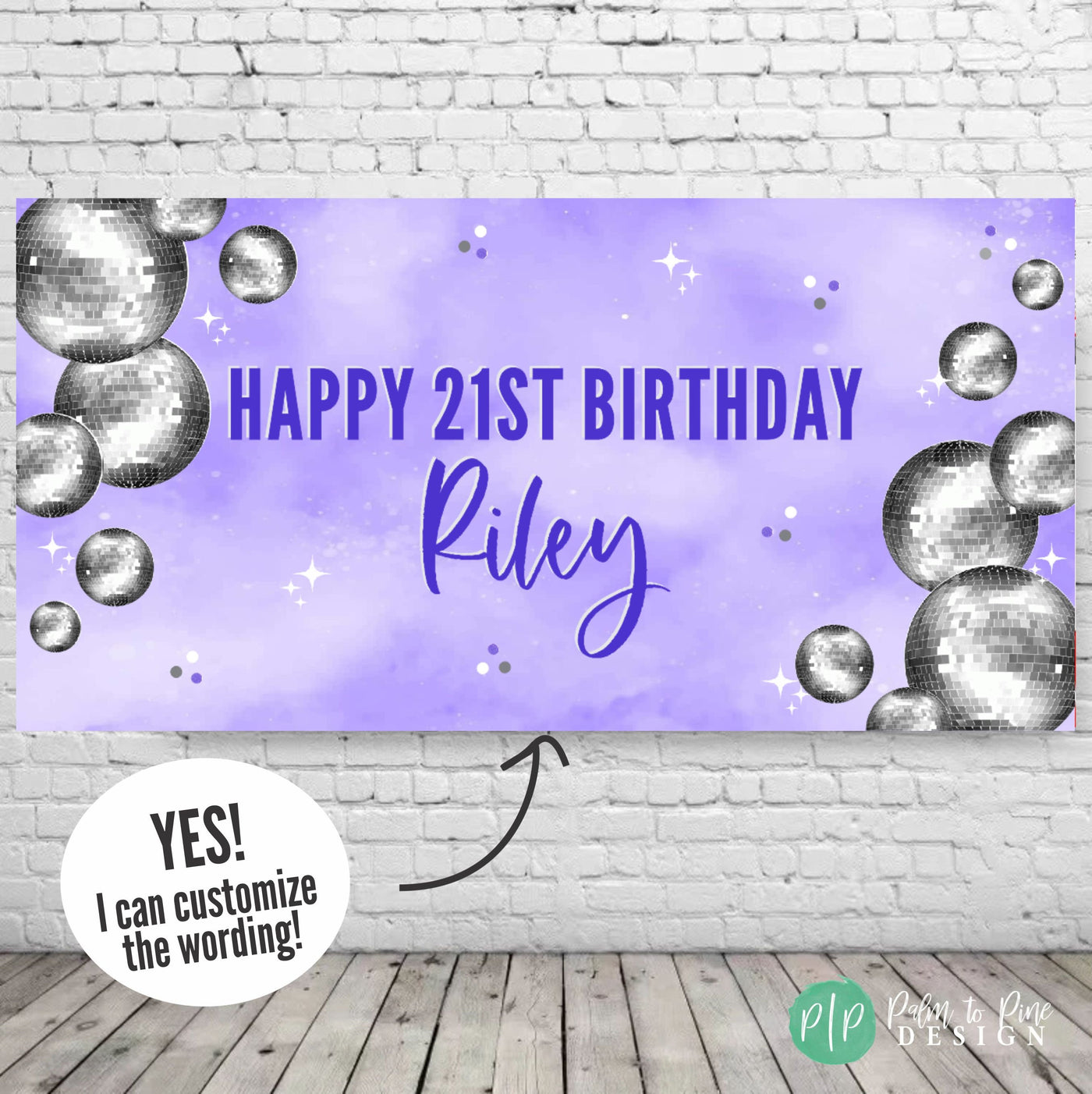 girls birthday banner