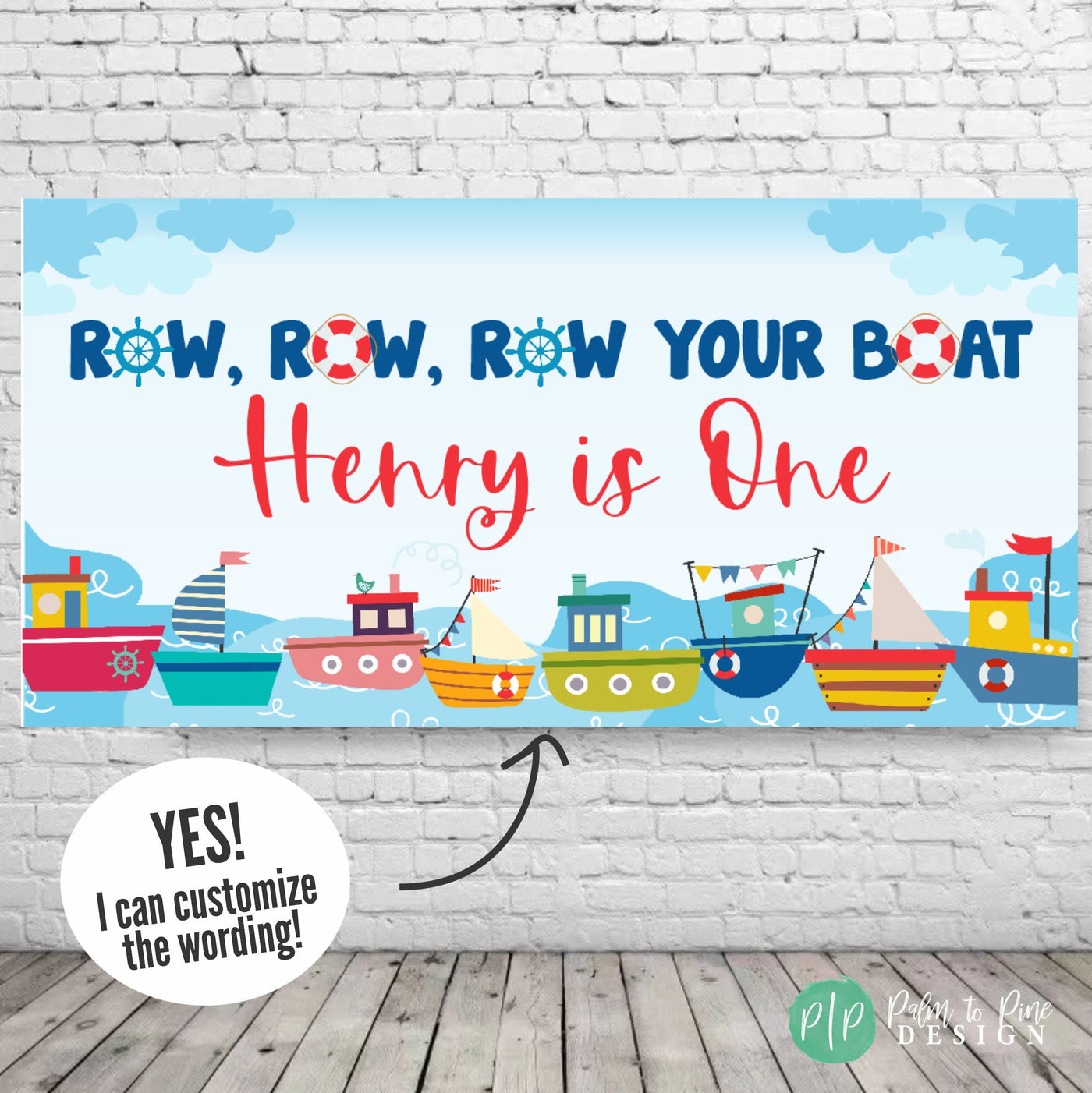 kids birthday sailboat party with nautical clipart