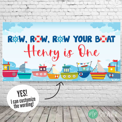 kids birthday sailboat party with nautical clipart