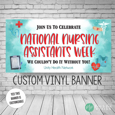 National Nursing Assistants Week banner for NAW appreciation week