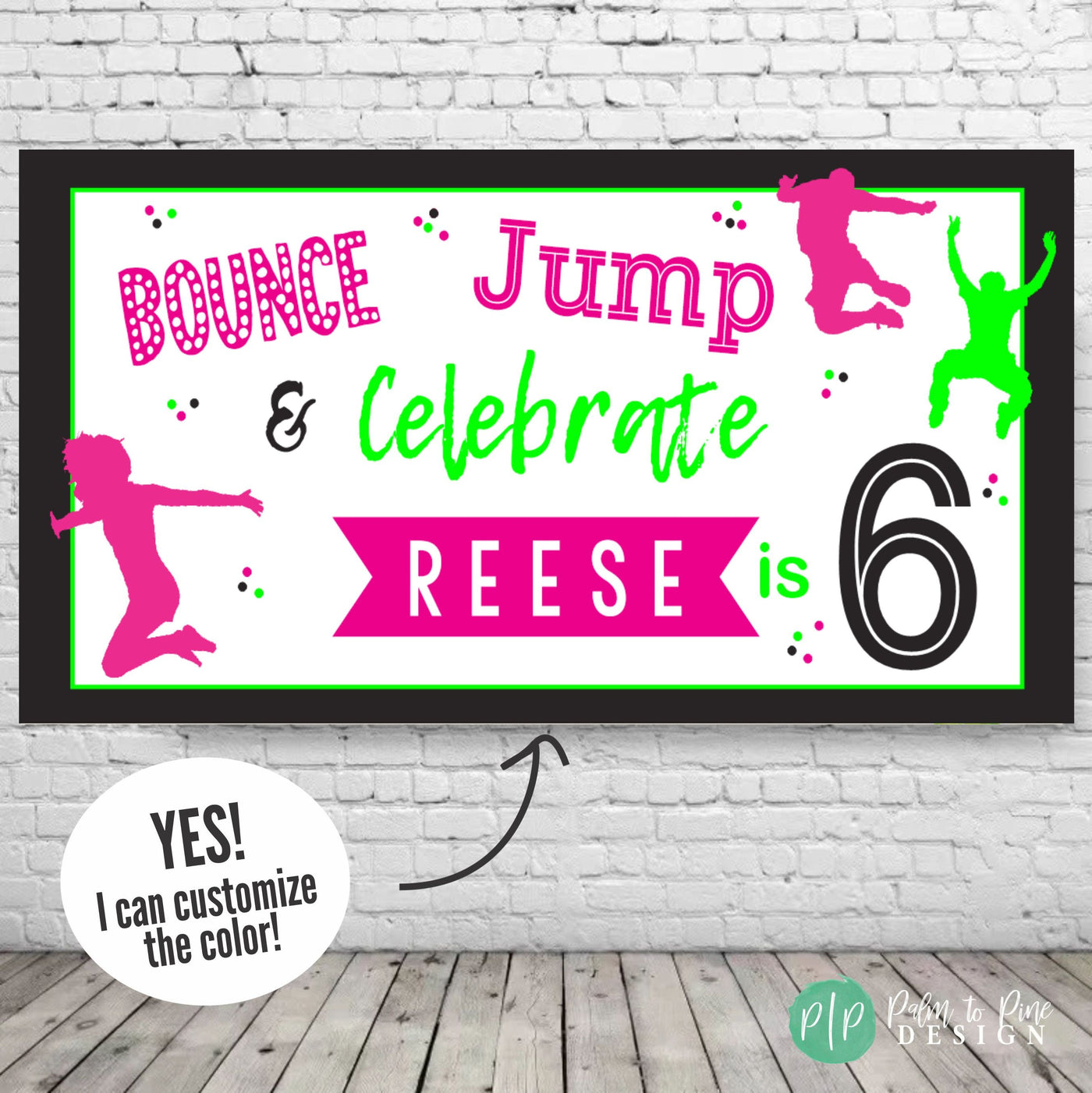 kids jump house sign