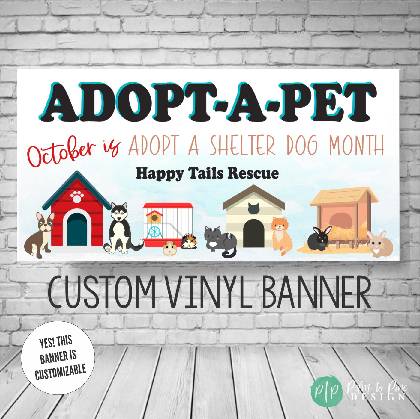 Adopt a Shelter Dog Month Banner