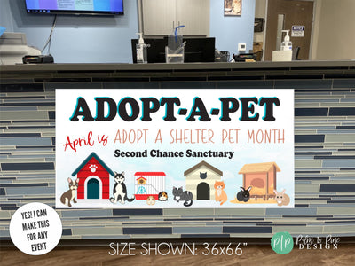 Adopt a Shelter Dog Month Banner