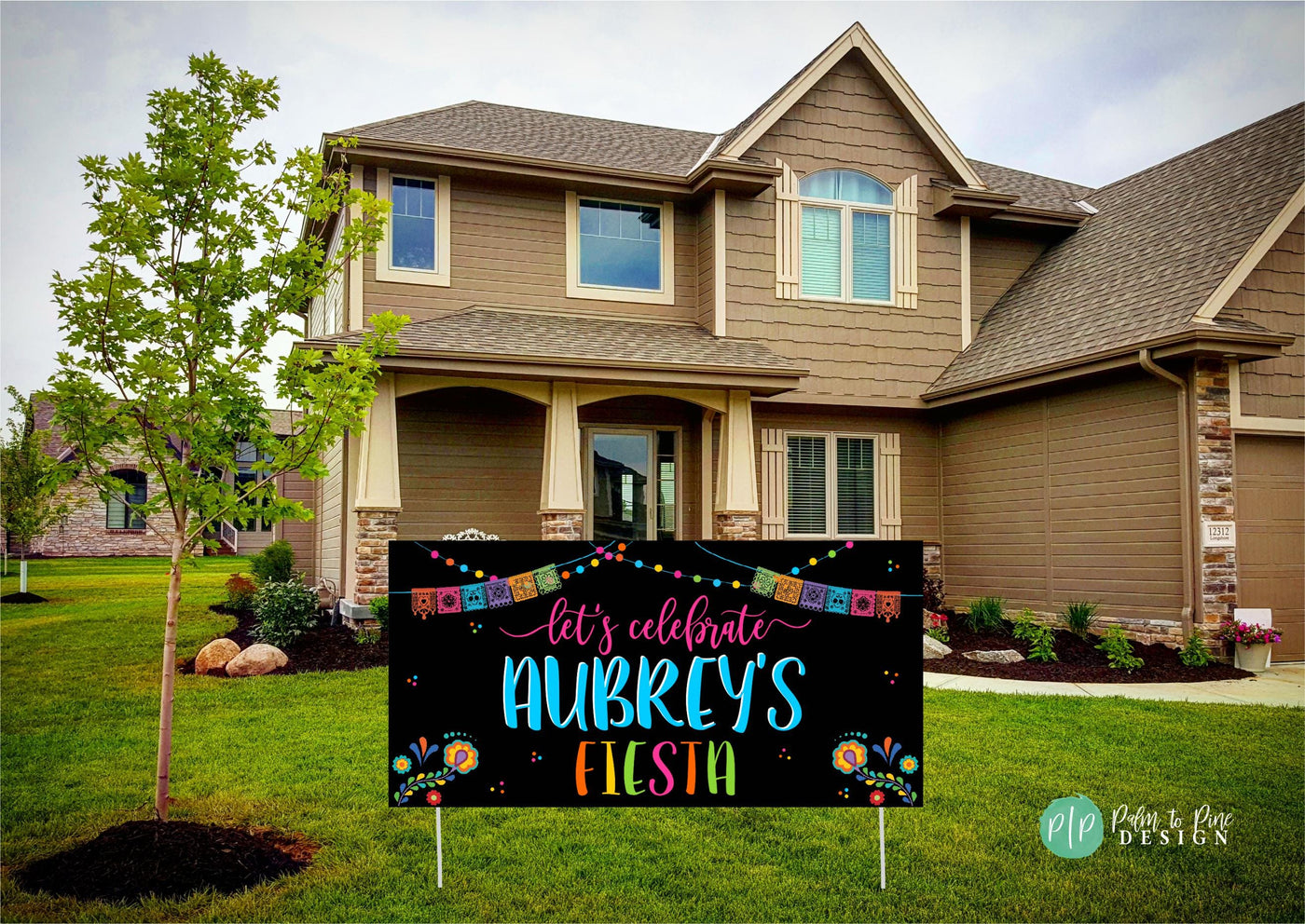 Fiesta Birthday Yard Sign