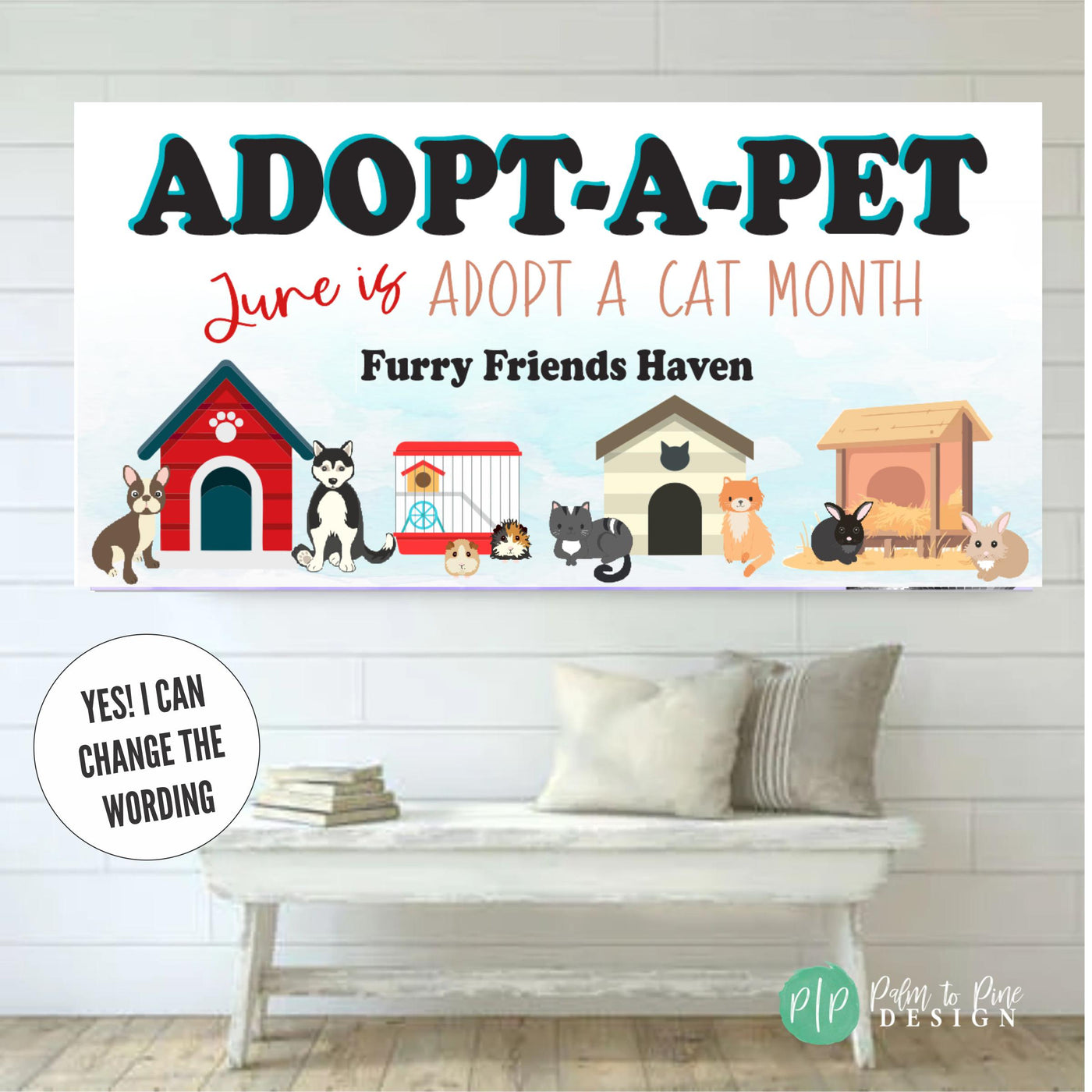 Adopt a Shelter Dog Month Banner