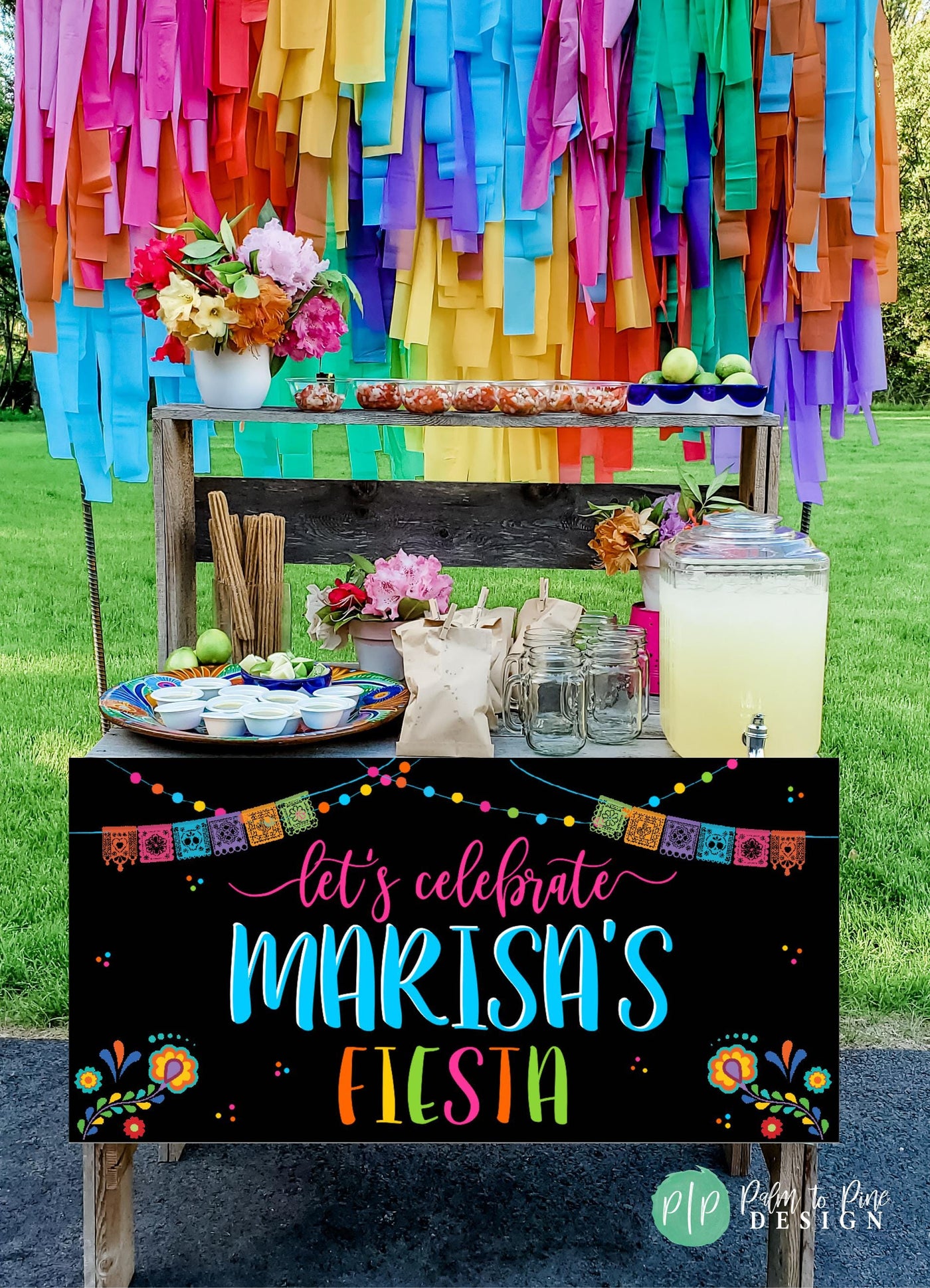 Fiesta Birthday Party Decorations for outdoor party