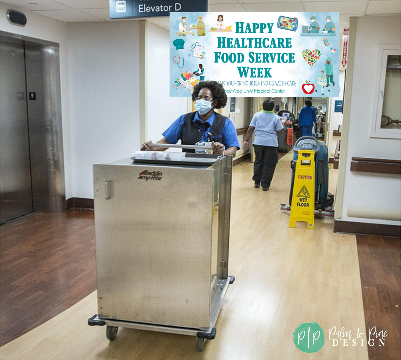 Healthcare Foodservice Workers Week Appreciation Banner, Hospital Healthcare Food Service Appreciation Decor, AHF Food Service Workers Sign