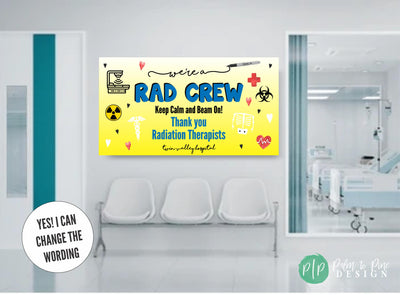 radiologic tech week appreciation banner for radiation therapists