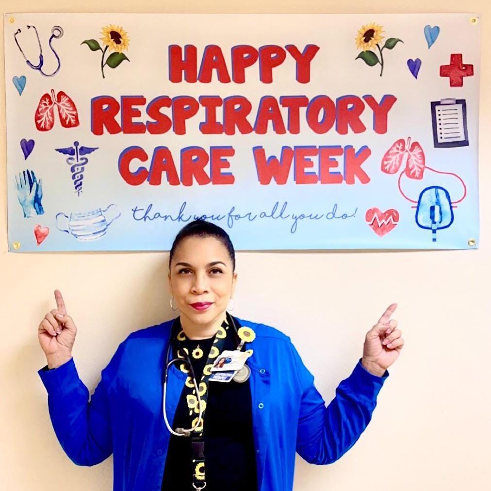 personalized respiratory care week banner