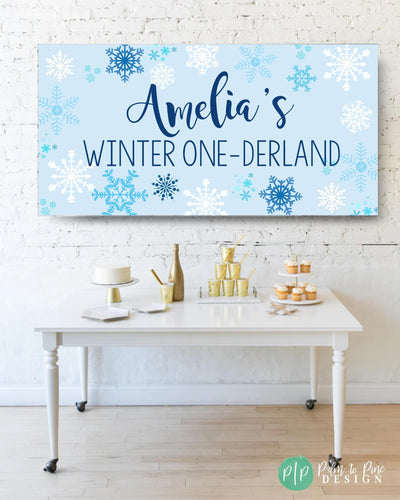 Snow Much Fun Birthday Banner