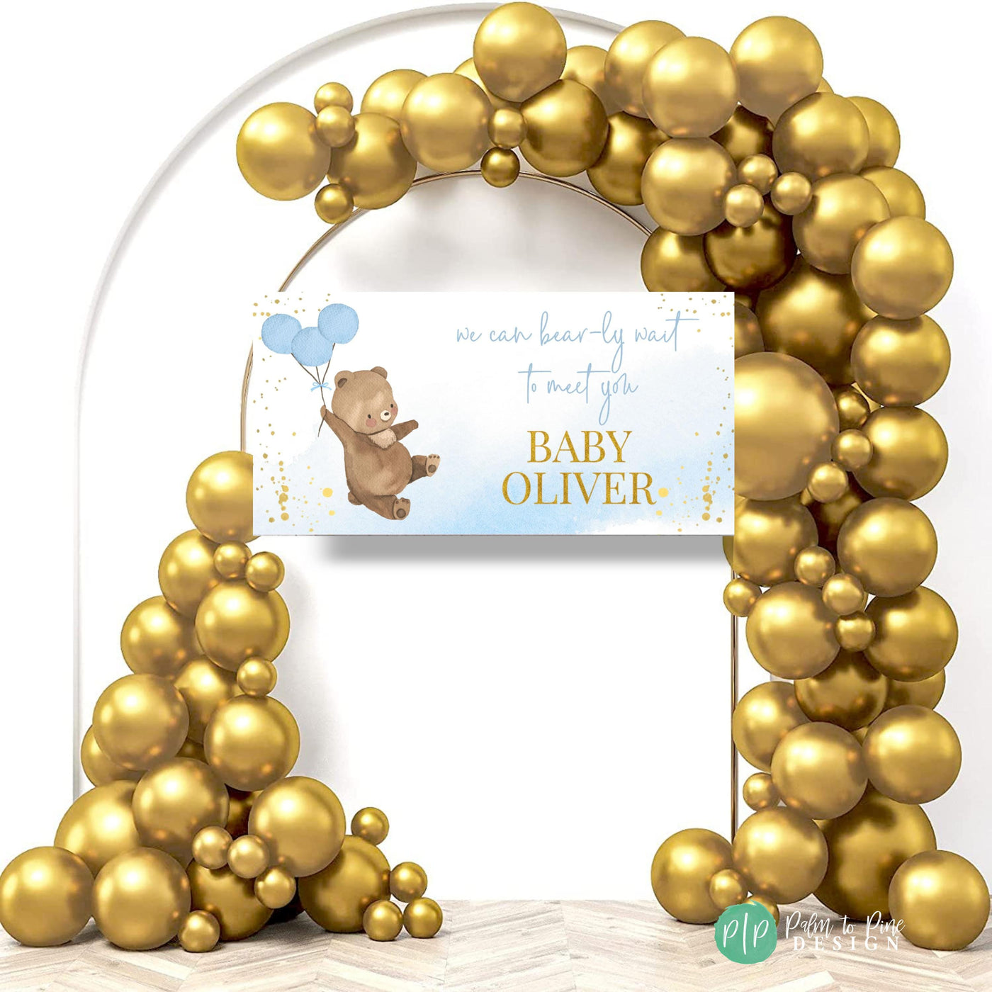 Bear Baby Shower Banner