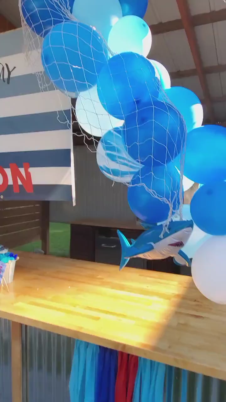 Shark Birthday Banner