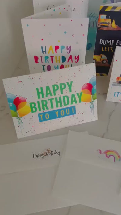 Birthday Greeting Card variety pack