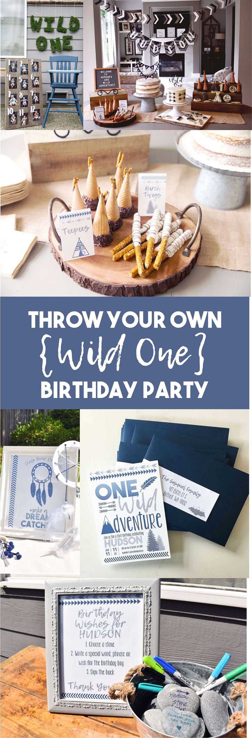 Tribal Wild One Birthday Party Decor