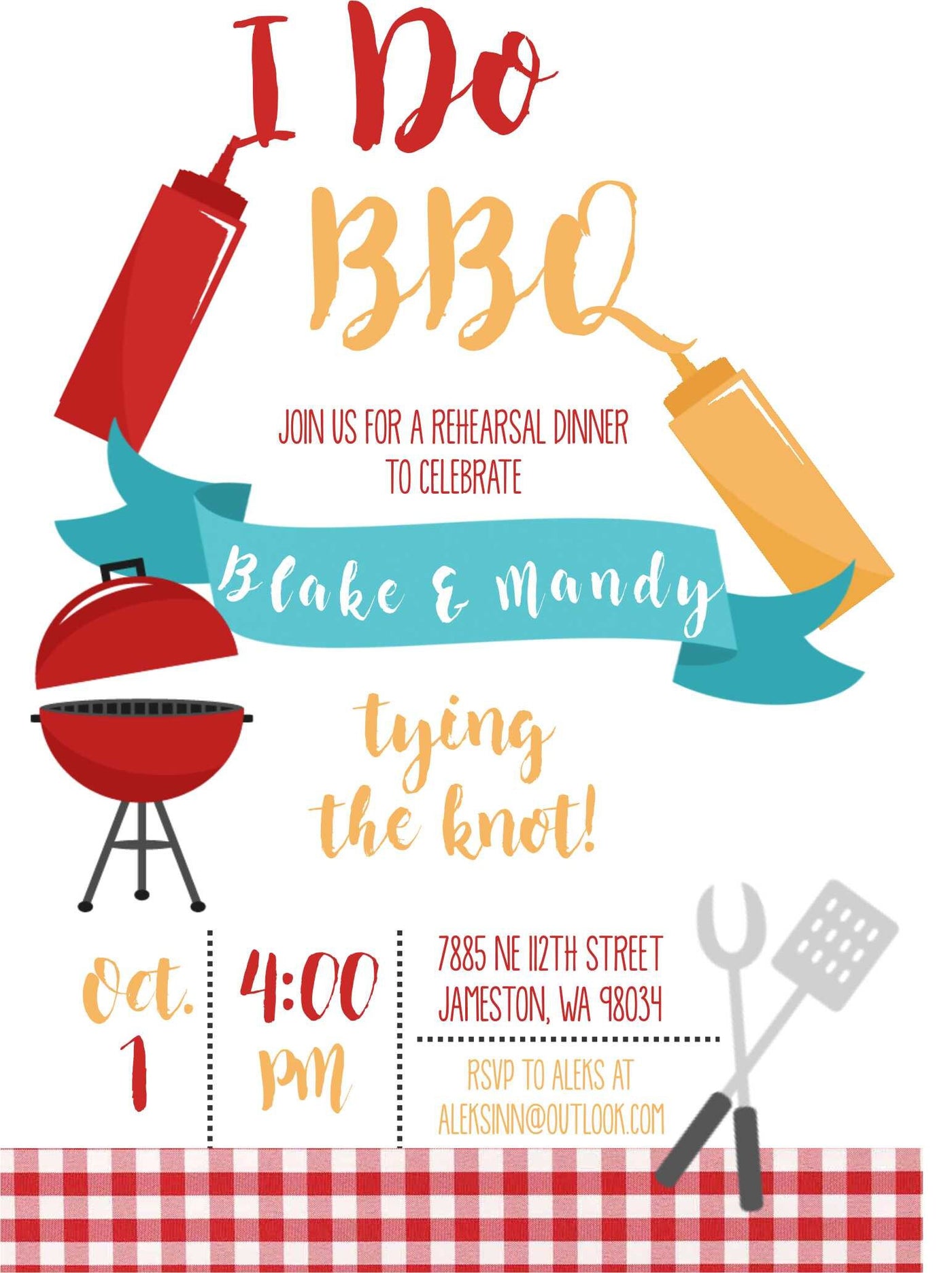 BBQ invitation baby, Co Ed baby shower invitation, co ed baby shower invite, BabyQ Shower, BBQ Invite, BBQ Invitation, I Do bbq, BabyQ Party