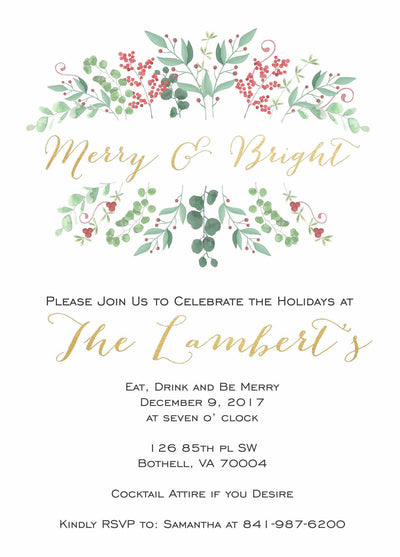 Christmas Party Invitation