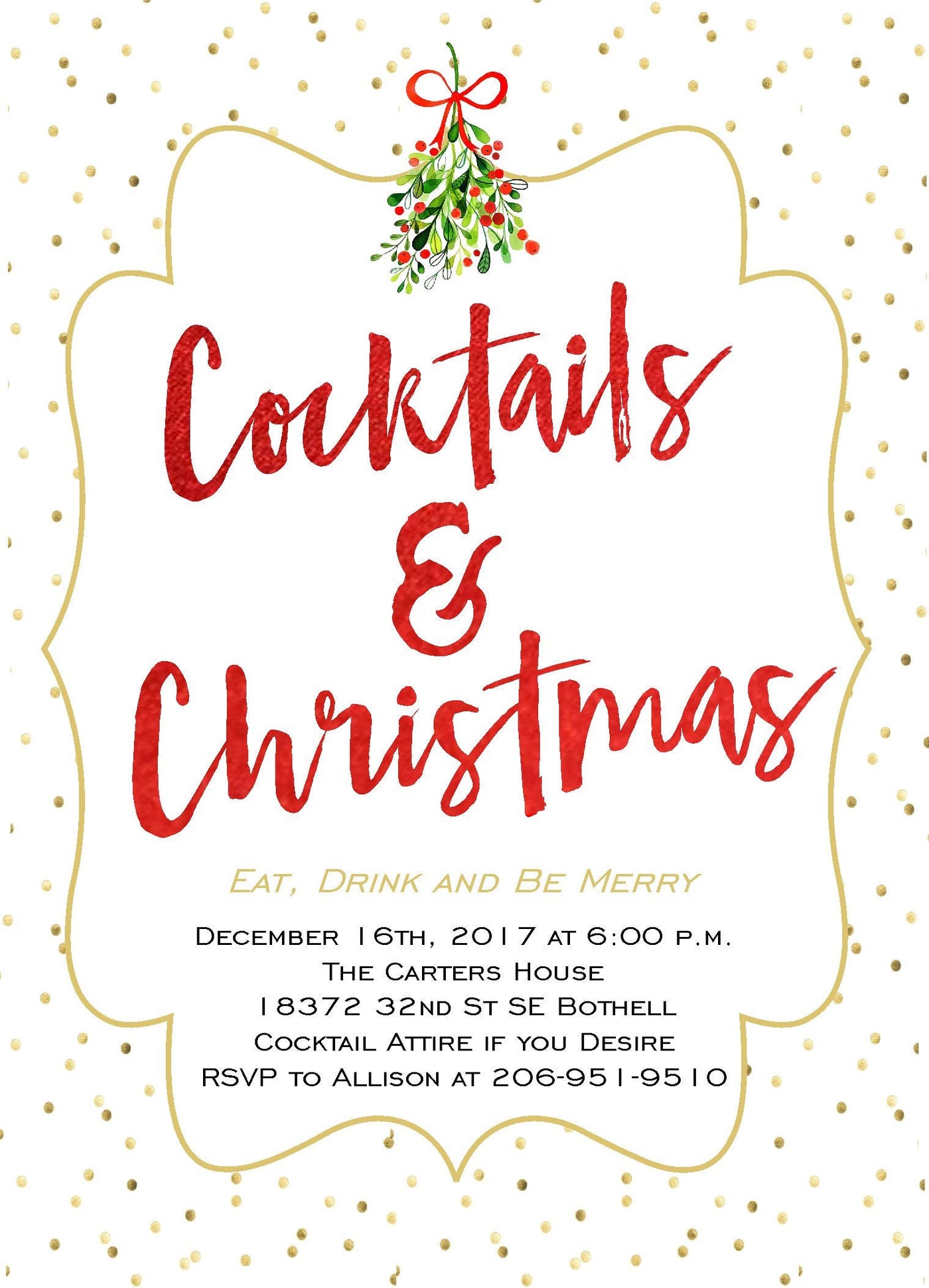 Christmas Party Invite